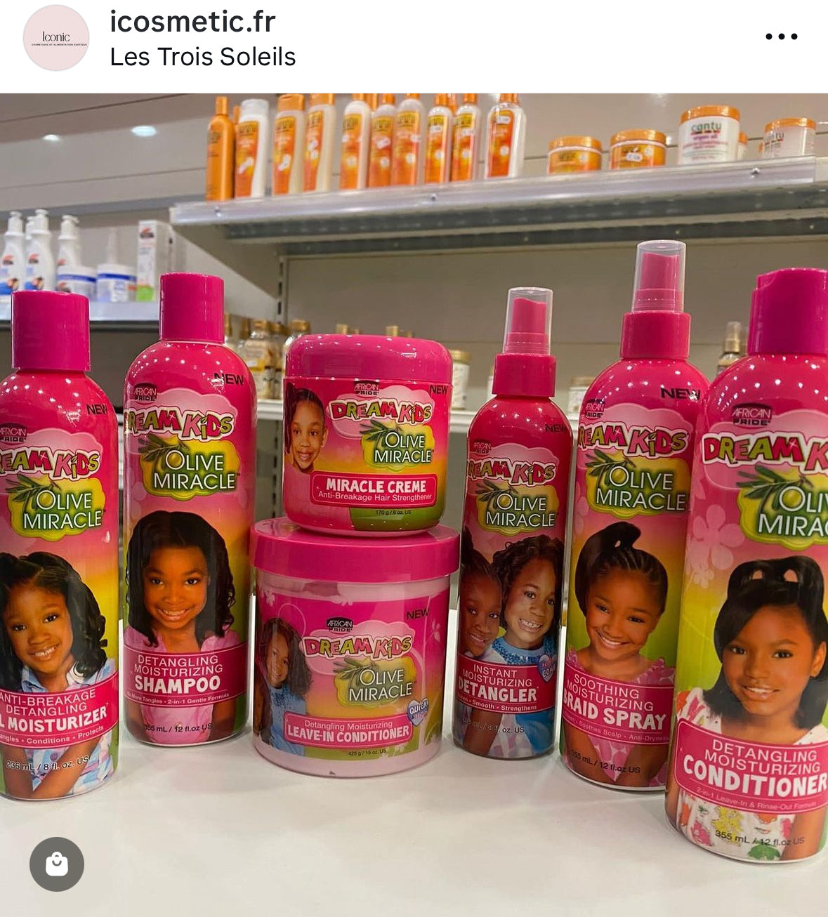 Gamme Complète African pride Dream kids ( 9 produits )