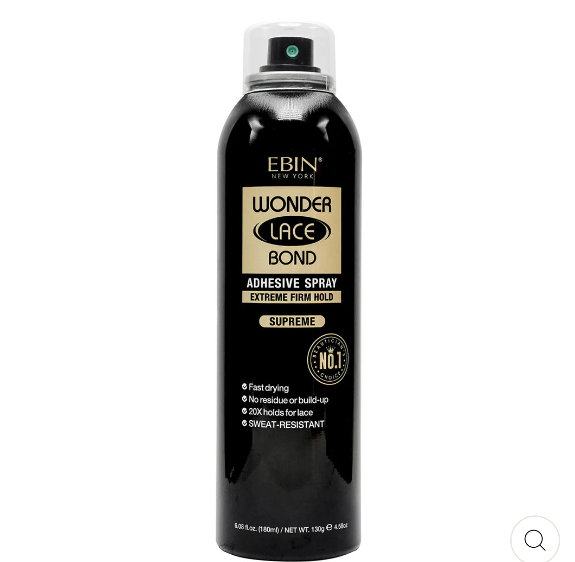 EBIN WONDER LACE BOND ≡ ADHESIVE SPRAY EXTREME FIRM HOLD ACTIVE 180 ml
