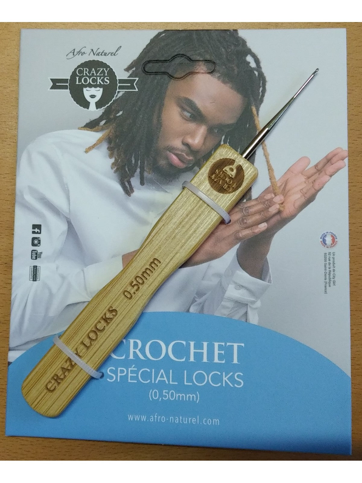 Crochet Locks modèle 1 "Crazy Pouss" 0,5mm