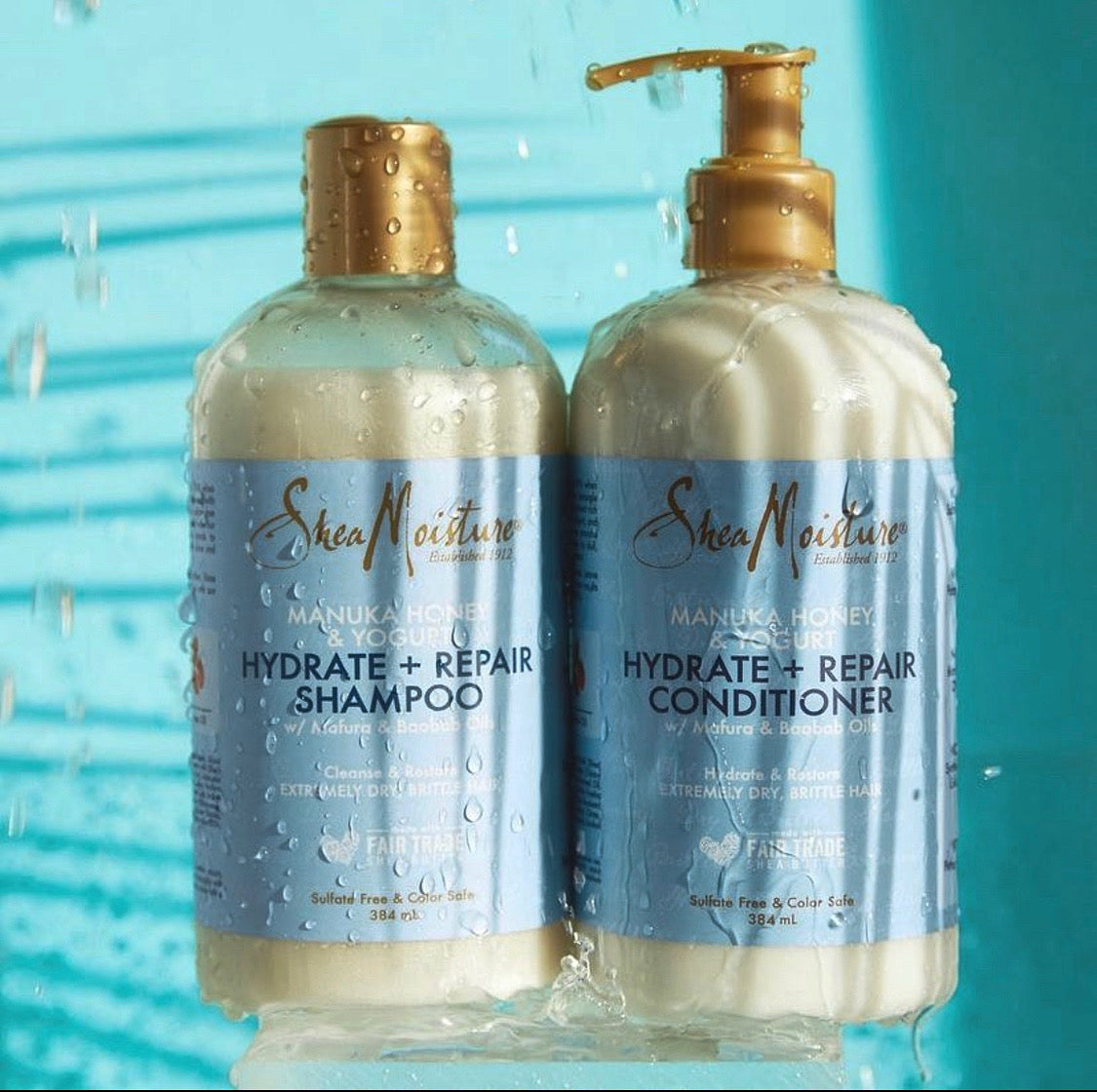 SHAMPOOING HYDRATANT ET RÉPARATEUR SHEA MOISTURE MANUKA HONEY & YOGURT