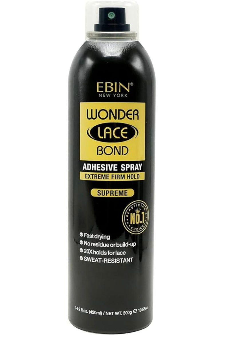 EBIN NEW YORK Wonder Lace Bond Wig Spray adhésif pour perruque 420 ml