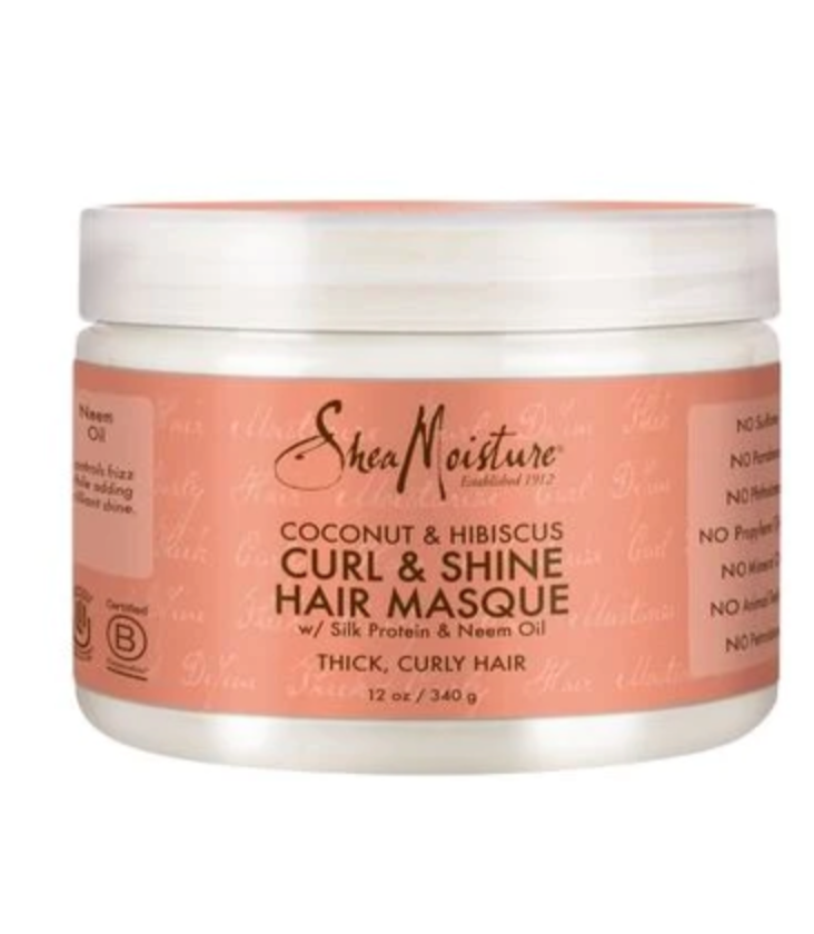 MASQUE "CURL & SHINE" SHEA MOISTURE COCO & HIBISCUS