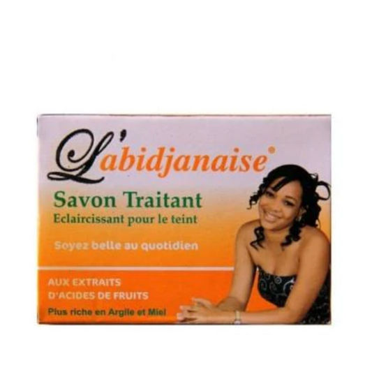 L'ABIDJANAISE ≡ SAVON TRAITANT ECLAIRCISSANT & HYDRATANT