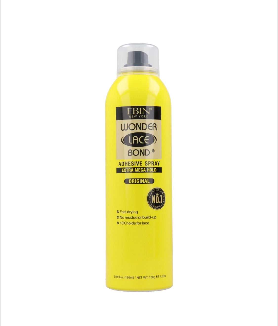 EBIN WONDER LACE BOND ≡ ADHESIVE SPRAY EXTREME FIRM HOLD ACTIVE 180 ml