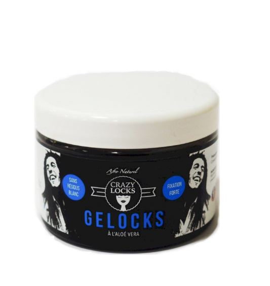 Gel Locks noir "Crazy Pouss"