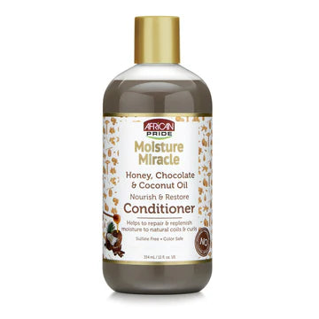 APRÈS-SHAMPOOING MIEL ET CHOCOLOAT≡ AFRICAN PRIDE MOISTURE MIRACLE CONDITIONNER