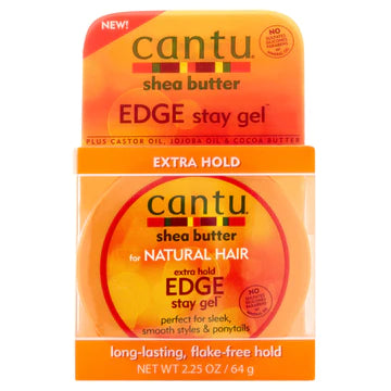 EDGE STAY GEL / CANTU SHEA BUTTER FOR NATURAL HAIR