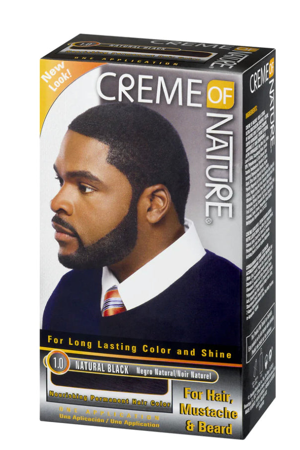 COLORATION  CREME OF NATURE pour moustache et barbe