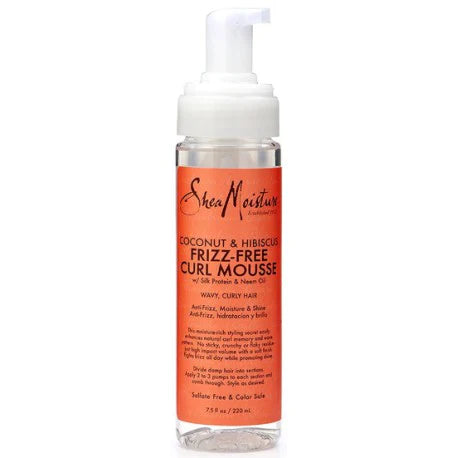 MOUSSE ANTI FRISOTTIS  ≡FRIZZ-FREE SHEA MOISTURE COCO & HIBISCUS