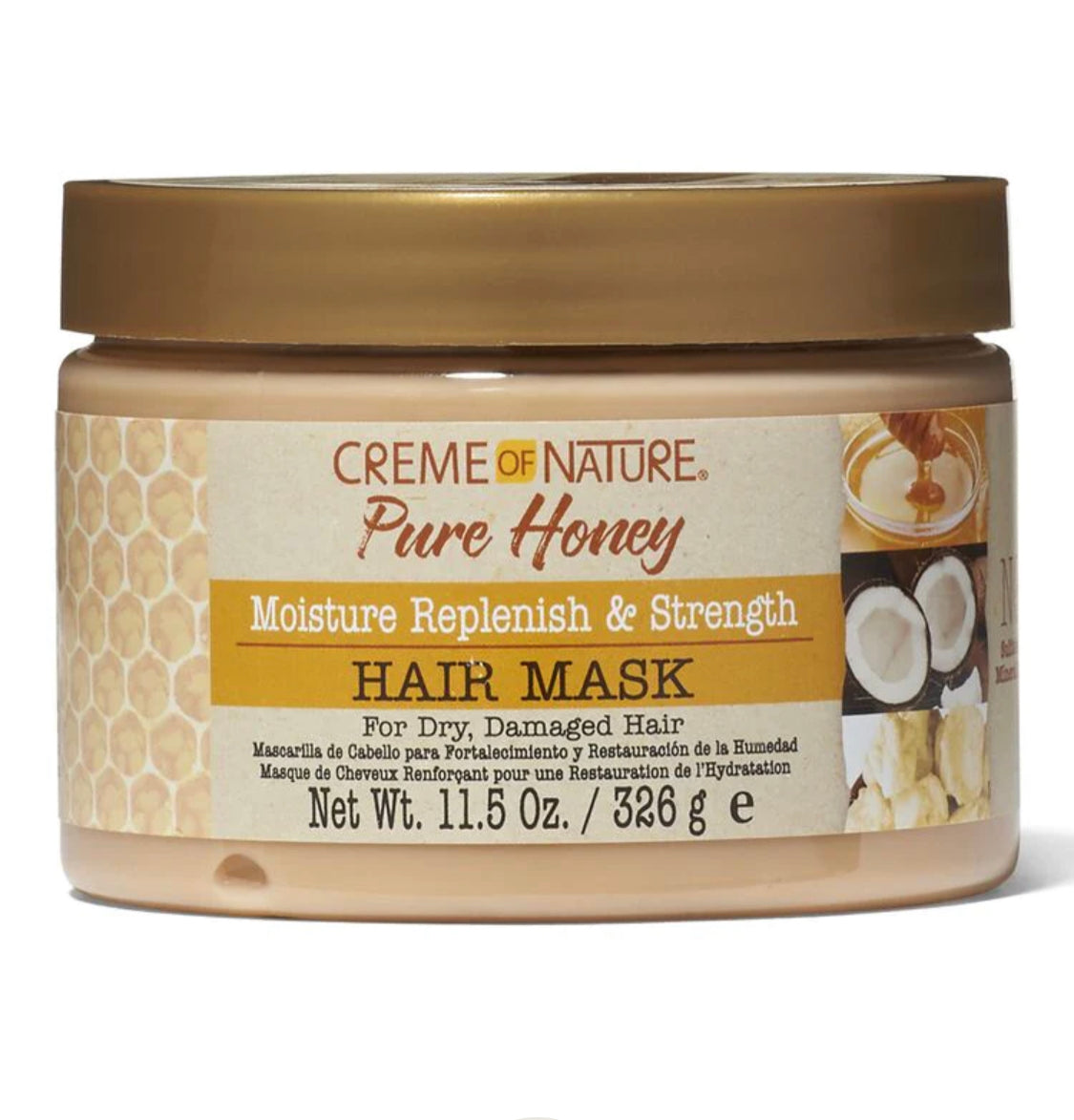 MASQUE POUR CHEVEUX CREME OF NATURE PURE HONEY